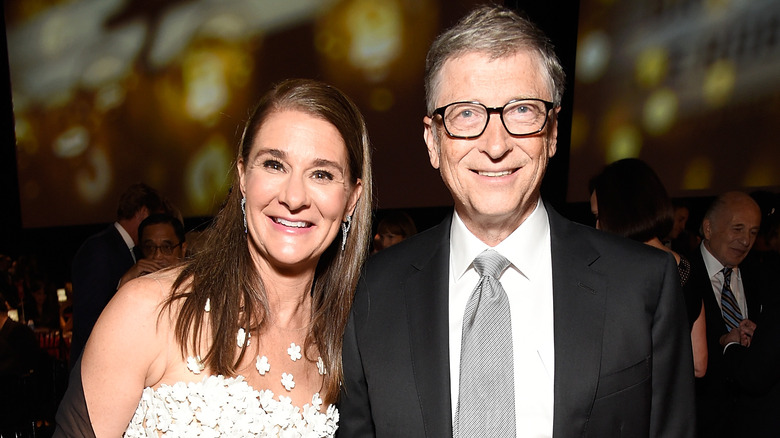 Bill et Melinda Gates souriant 