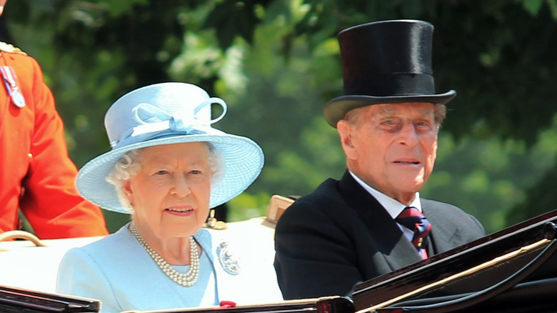 La reine Elizabeth et le prince Philip ensemble