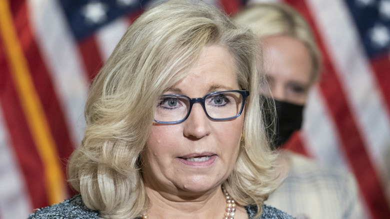 Liz Cheney s'exprimant