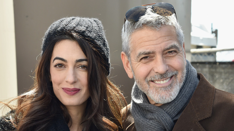 Amal Clooney et George Clooney à Washington