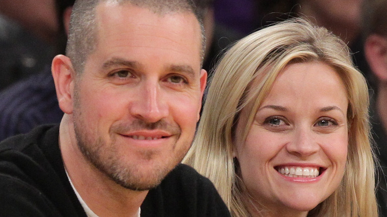 Jim Toth et Reese Witherspoon Lakers