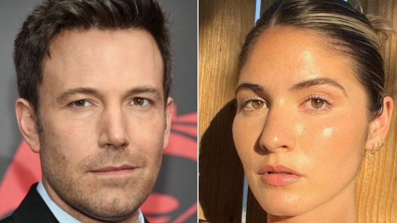 Ben Affleck posant, selfie de Shauna Sexton