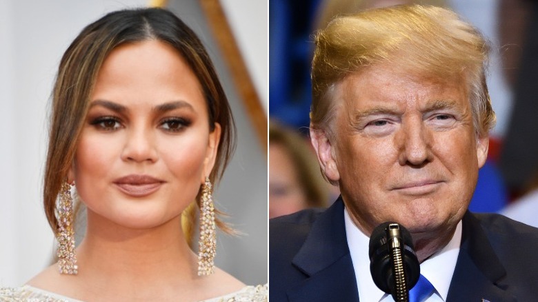 Chrissy Teigen, Donald Trump