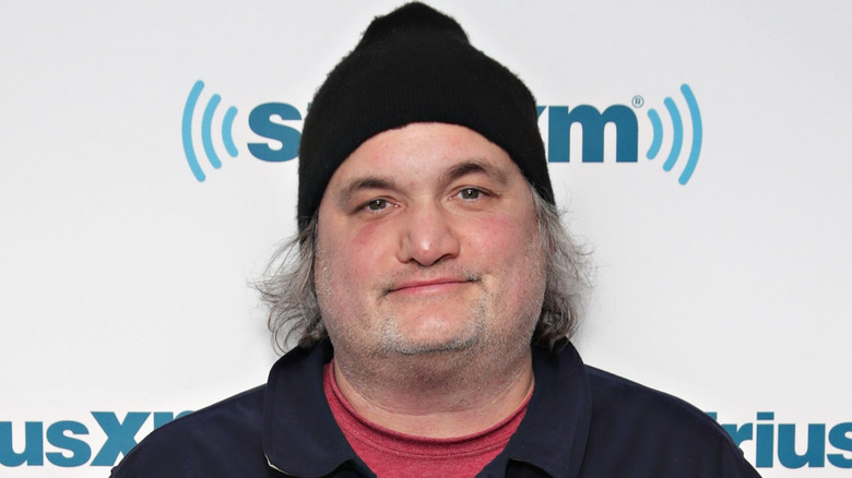 Artie Lange coiffé d'un chapeau