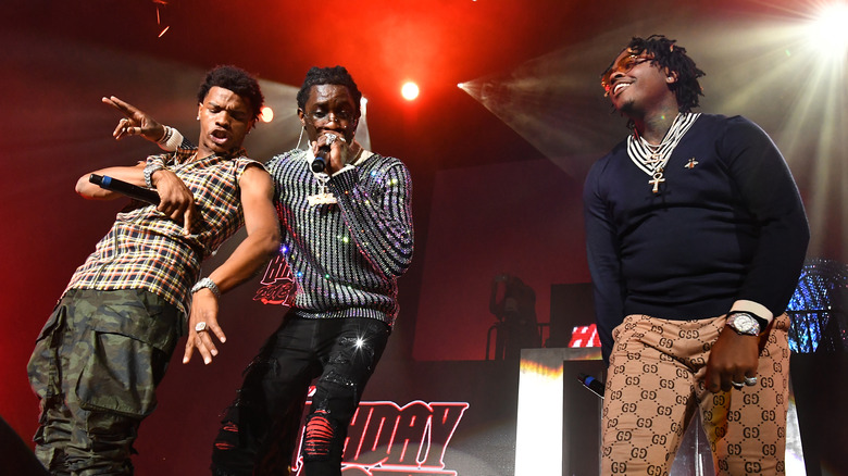 Young Thug, Gunna et Lil Baby en spectacle