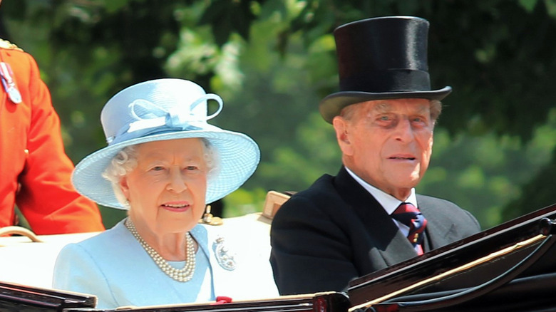 La reine Elizabeth et le prince Philip ensemble