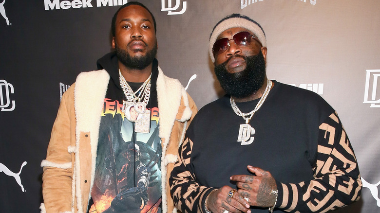 Meek Mill et Rick Ross sur le tapis rouge