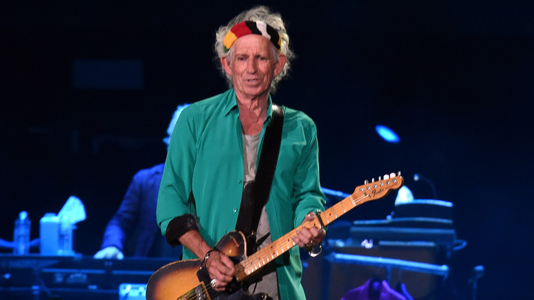 Keith Richards sur scène 