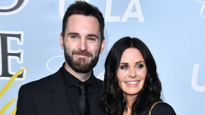 Johnny McDaid avec sa femme Courteney Cox