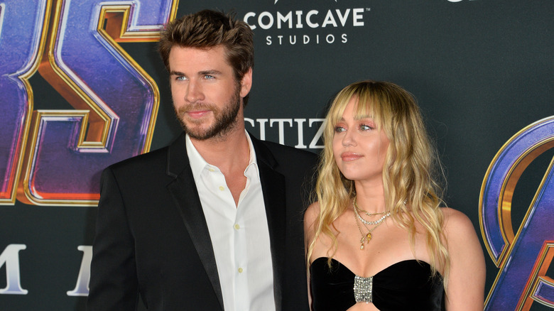 Liam Hemsworth avec l'ex Miley Cyrus