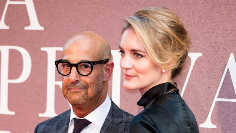 Stanley Tucci avec sa femme Felicity Blunt