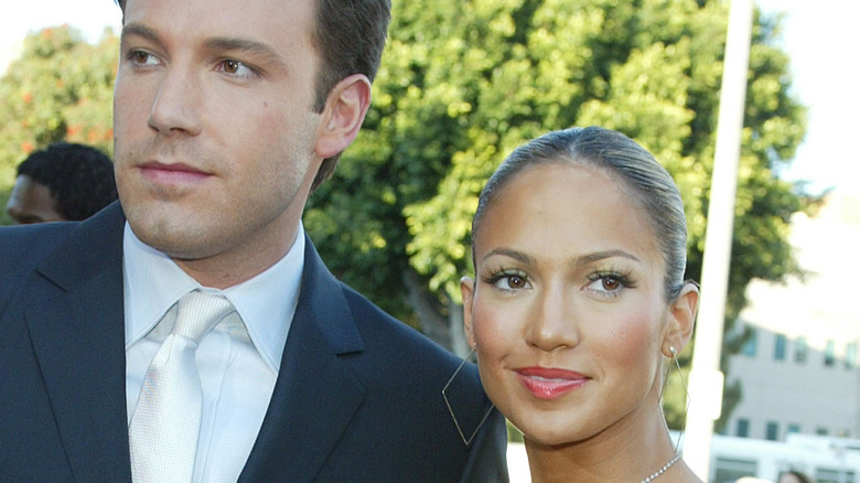 jennifer lopez et et ben affleck souriant