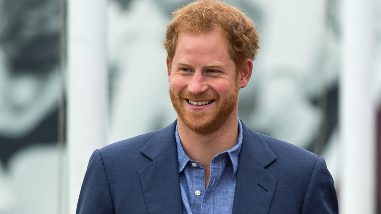 Prince Harry souriant