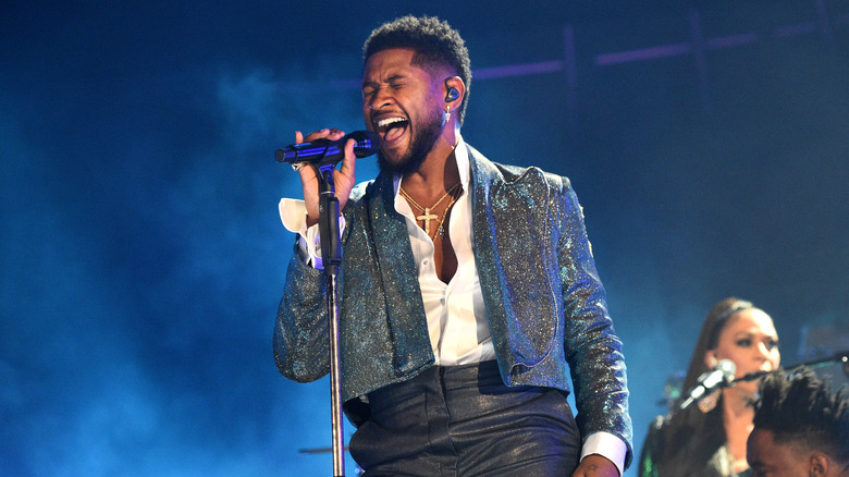 Usher sur scène