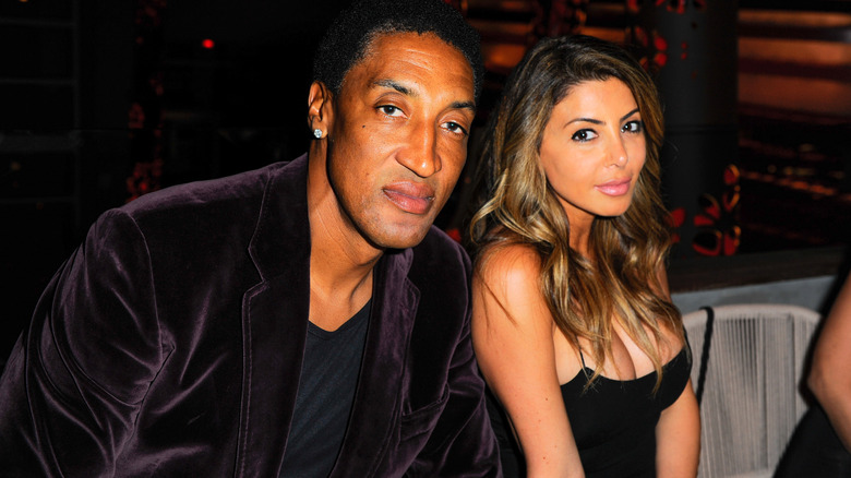 Scottie Pippen, Larsa Pippen, posant