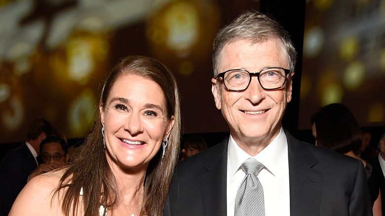 Melinda Gates et Bill Gates souriant