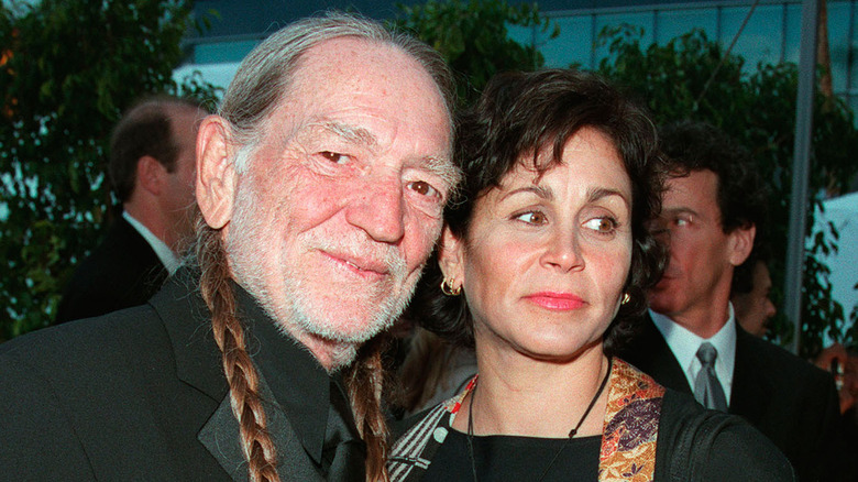 Willie Nelson avec sa femme Annie D'Angelo