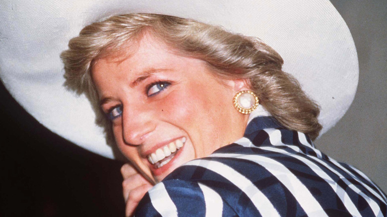 Princess Diana smiling 