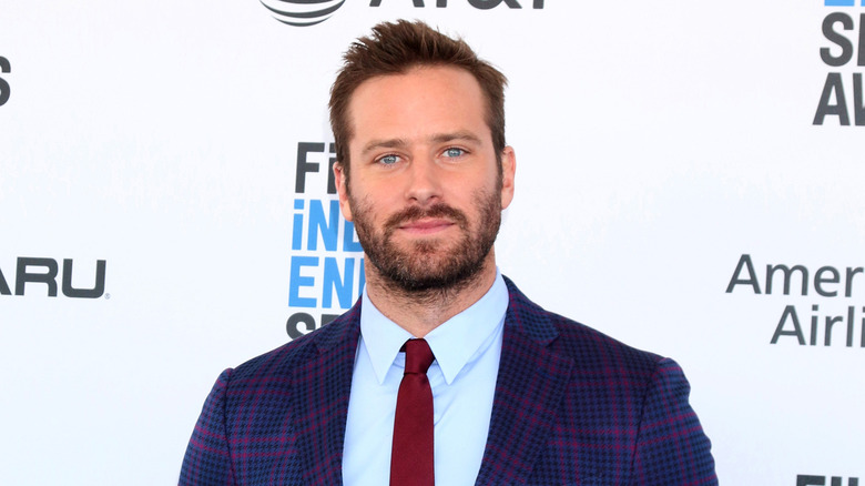 Armie Hammer posant 2019