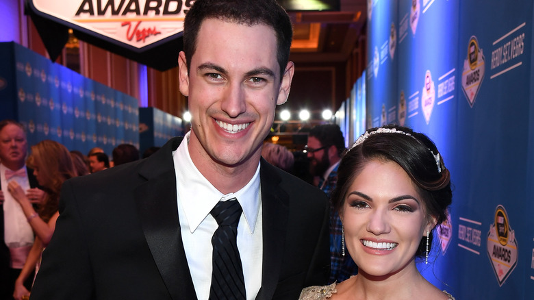 Joey Logano et Brittany Baca aux NASCAR Awards