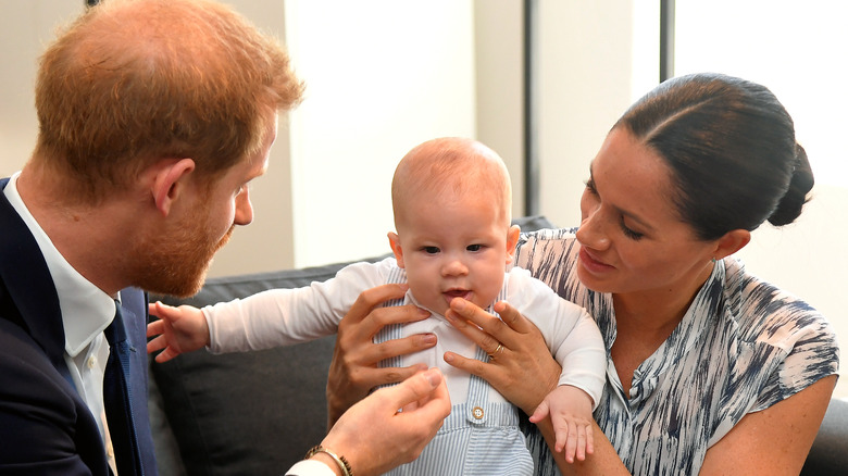 Le prince Harry, Meghan Markle et Archie