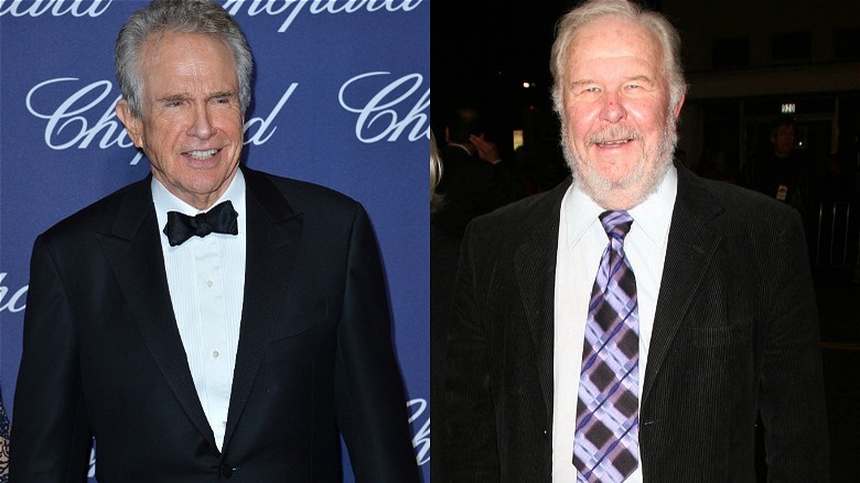 Warren Beatty et Ned Beatty posant en image fractionnée