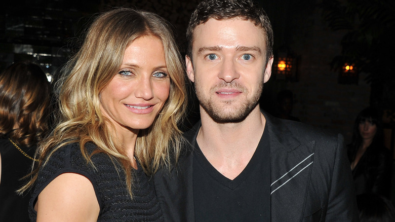 Cameron Diaz et Justin Timberlake posant ensemble