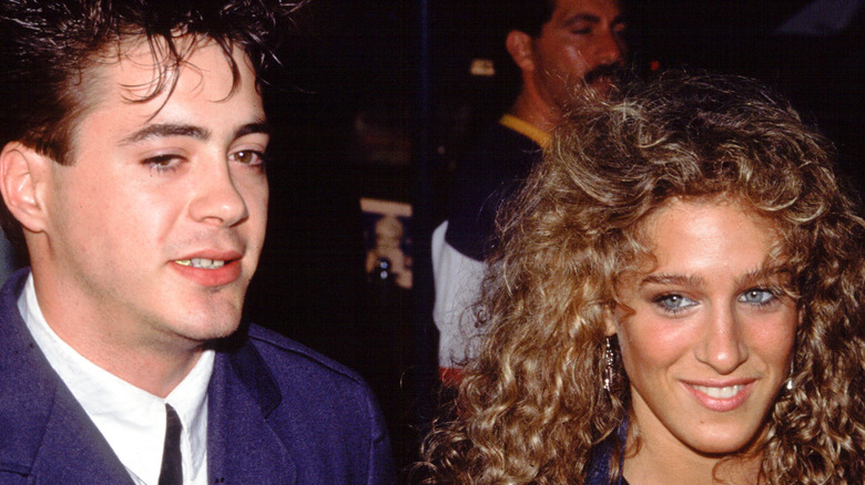 Robert Downey Jr. et Sarah Jessica Parker souriant