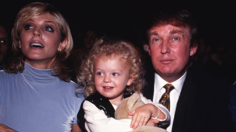 Marla Maples, Tiffany Trump et Donald Trump