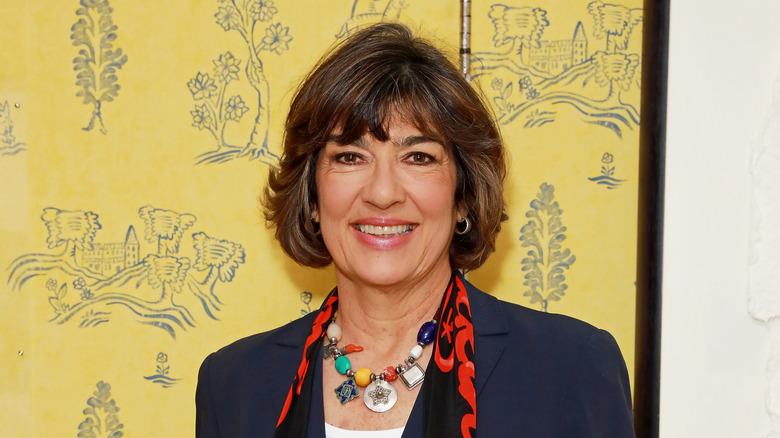 Christiane Amanpour souriant lors d'un événement