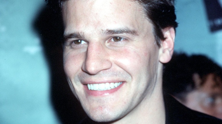 Le jeune David Boreanaz souriant 