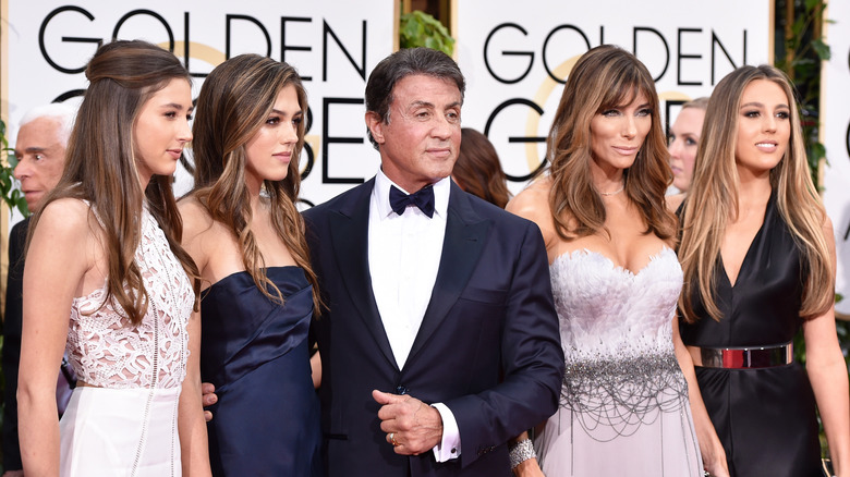 La famille Stallone sur le tapis rouge