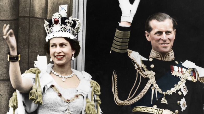 La reine Elizabeth II et le prince Philip