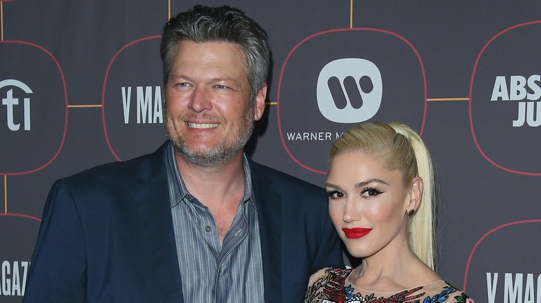 Blake Shelton et Gwen Stefani sur le tapis rouge