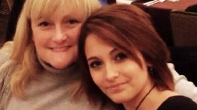 Paris Jackson et Debbie Rowe en 2014.