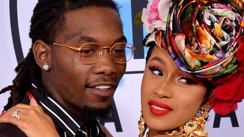 Offset et Cardi B lors d'un événement