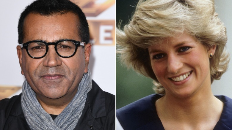 Martin Bashir et la princesse Diana, image divisée