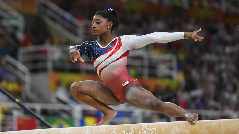 Simone Biles en spectacle