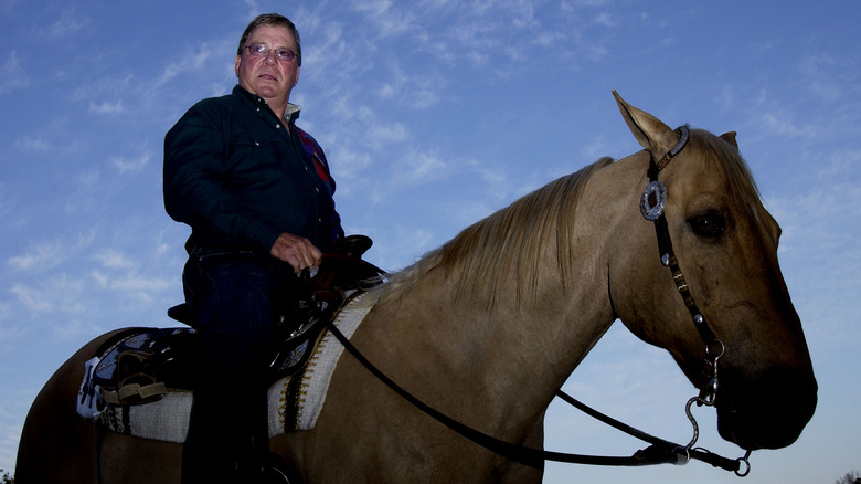 William Shatner à cheval