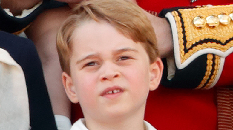 Prince George avec la famille royale