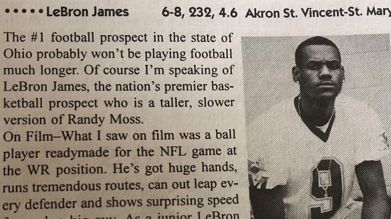 LeBron James en vedette dans un journal local