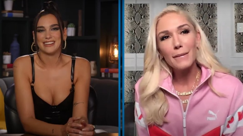 Dua Lipa interviewe Gwen Stefani par vidéo