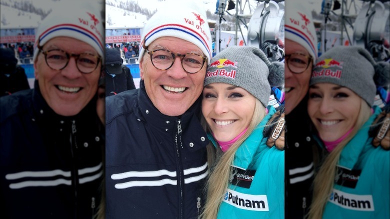 Alan Kildow et Lindsey Vonn prennent un selfie