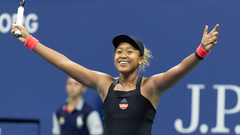 Naomi Osaka à l'US Open en 2018