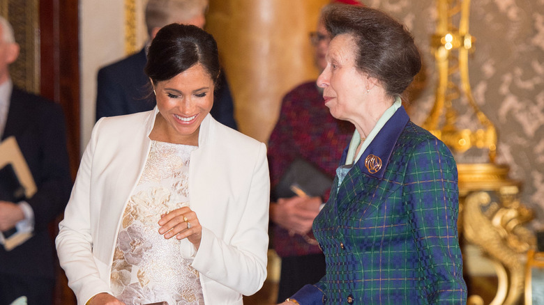 Meghan Markle et la princesse Anne