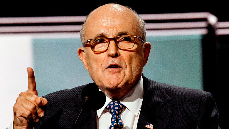 Rudy Giuliani s'exprimant