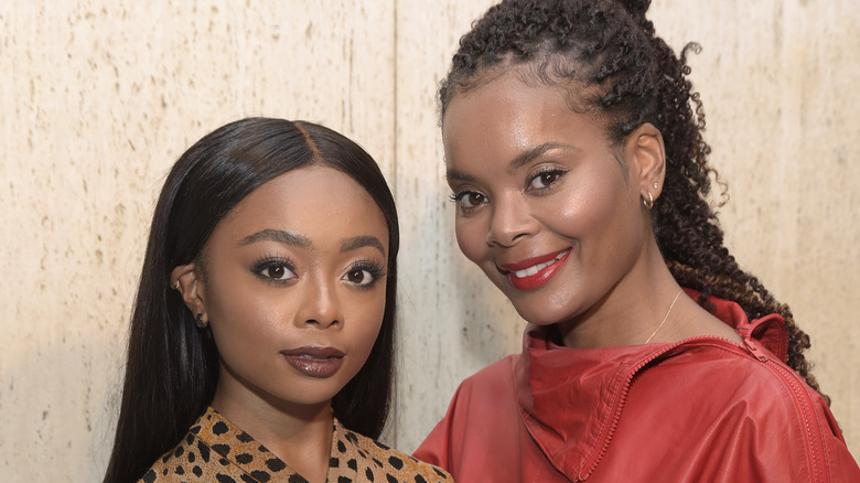 Skai Jackson et Kiya Cole, posant ensemble