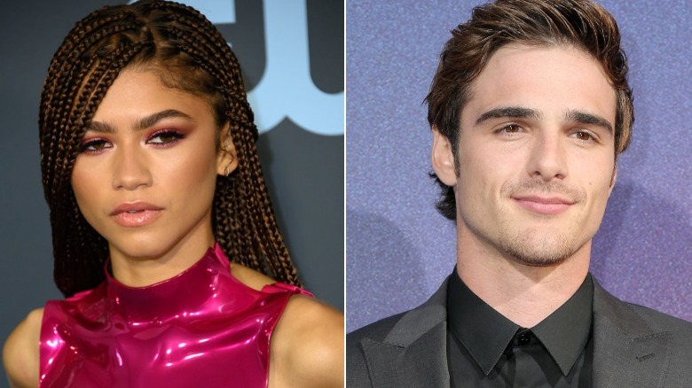 Zendaya et Jacob Elordi, tous deux posant