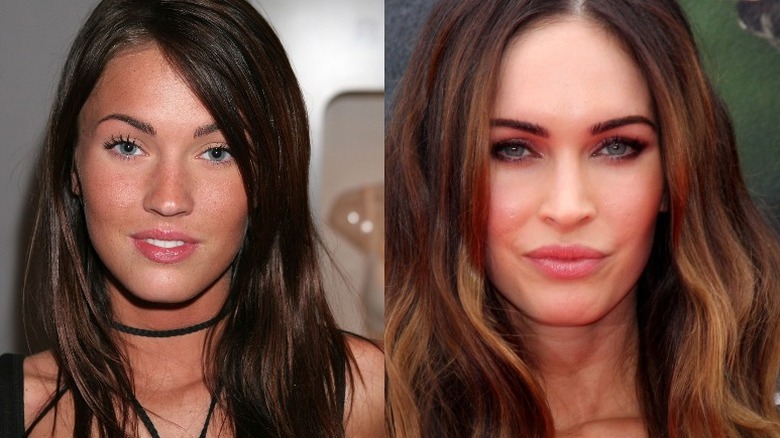 Comparaison côte à côte de Megan Fox