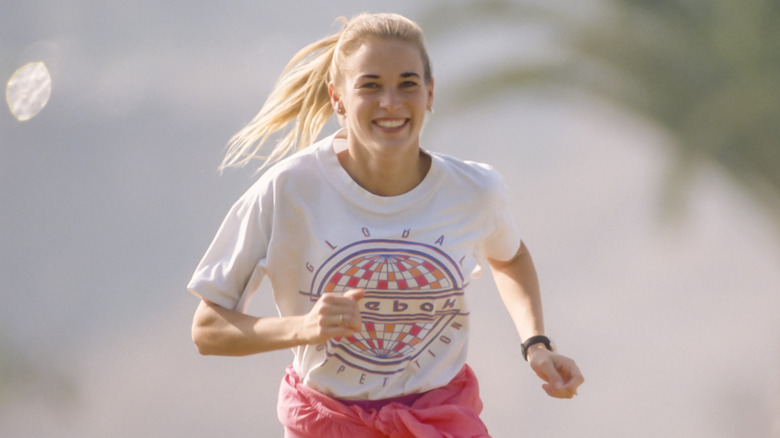 Suzy Favor Hamilton en course